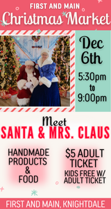 Meet Santa at the First & Main Christmas Market